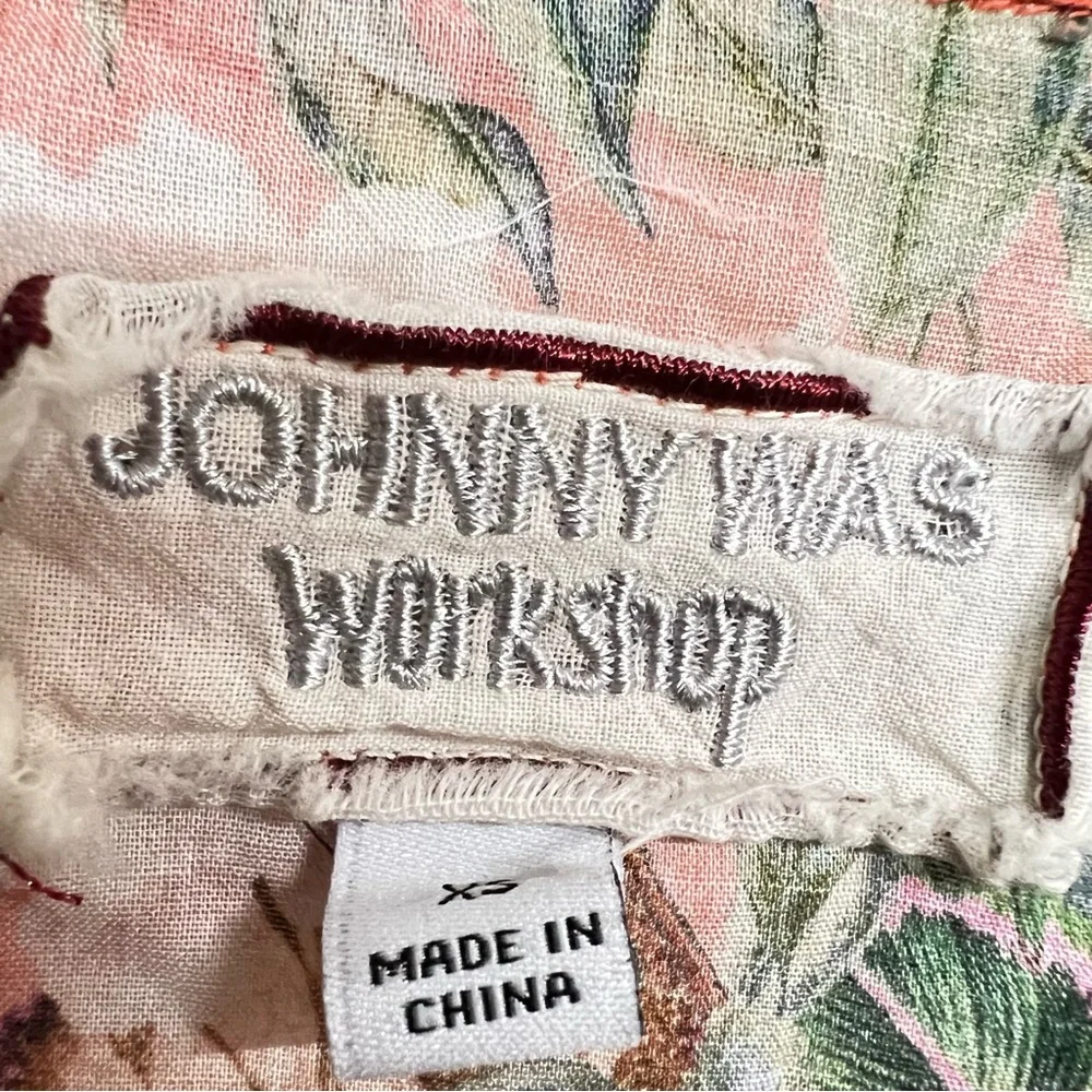 Johnny Was‎ Workshop Floral Long Sleeve Button Down Shirt